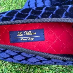 La Milano | Shoes | La Milano Italian Design Blue Velvet  display picture 1